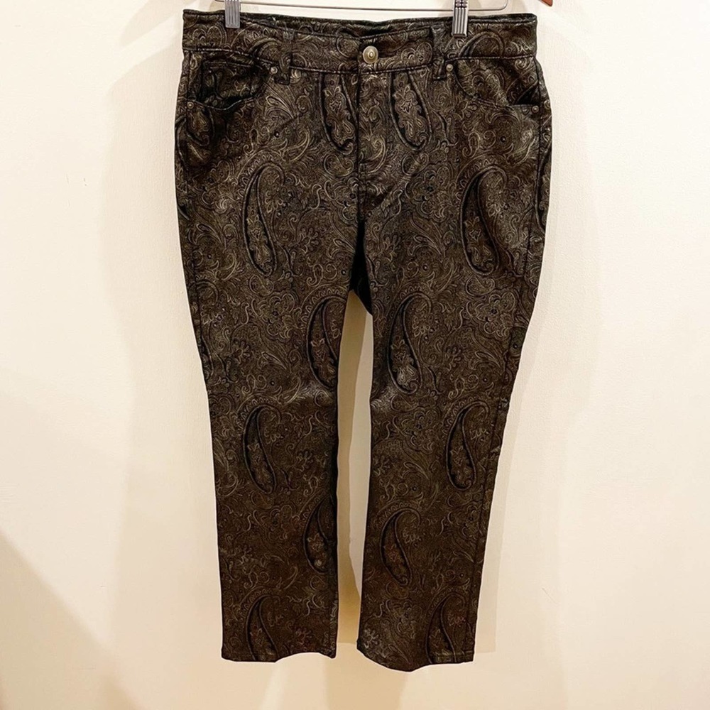 Soft Surroundings Moonstruck Paisley Pants 10P